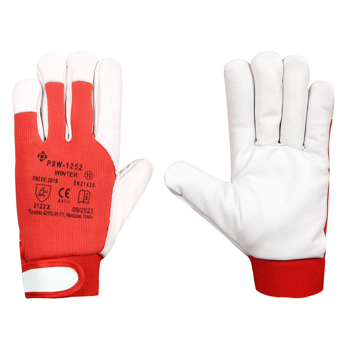 PSW-1252 Winter Rękawice Ocieplane